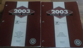 2003 Gm Buick Park Avenue Service Workshop Shop Repair Manual Set Factory Oem - £175.55 GBP