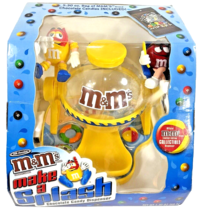 M&amp;M&#39;s &quot;Make a Splash&quot; Chocolate Candy Dispenser Yellow - $33.17 CAD
