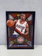 2013-14 Panini Innovation Rookie Stained Glass #24 C.J. McCollum RC - $111.95