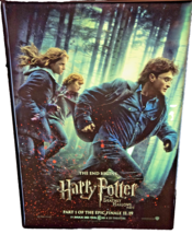 HARRY POTTER AND THE DEATHLY HALLOWS  1  27X40 DOUBLE SIDED MOVIE POSTER... - $375.42 MXN