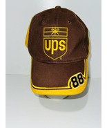 Nascar UPS 88 Dale Jarrett Baseball Cap Men&#39;s Brown Adjustable - £24.37 GBP