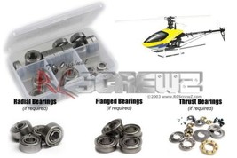 RCScrewZ Metal Shielded Bearing Kit alg007b for Align TRex 250 Series Heli - £39.27 GBP