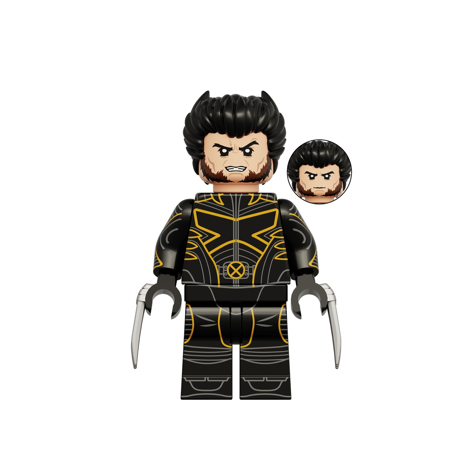 Wolverine Logan X-Men Marvel Lego Compatible Minifigure Bricks Toys