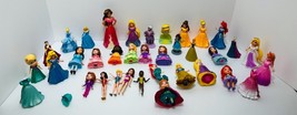 Mixed Lot Of Disney Princess Figures ~ Assorted  Princess lot of 34 figu... - $25.00