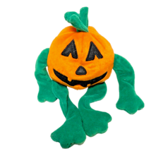 Vintage 1998 Ty Beanie Babies Plush Beanie Halloween Pumpkin Stuffed 7 inch - £10.23 GBP