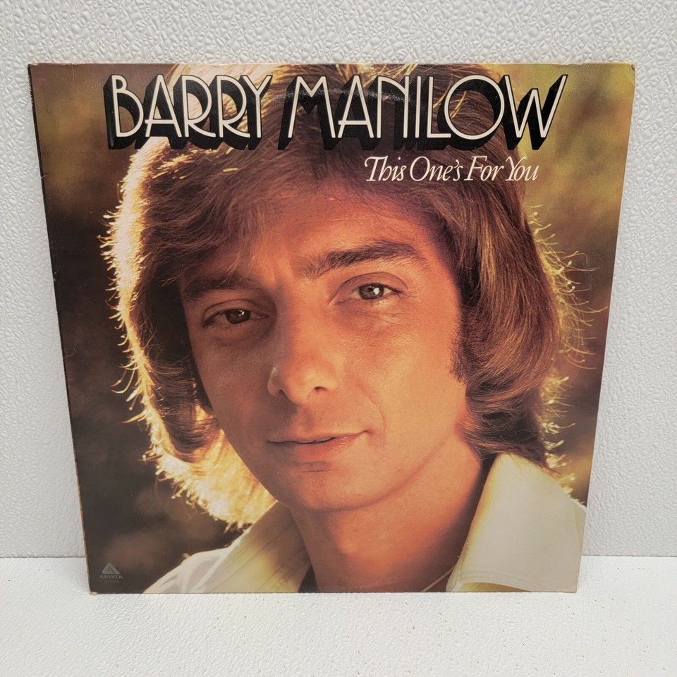 Barry Manilow - This One&#39;s For You Vinyl (1976 USA Pressing - AL 4090) L... - $6.40