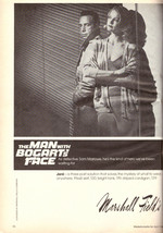 1980 Marshall Fields The Man With Bogarts Face Robert Sacchi Vintage Ad 1980s - £6.48 GBP