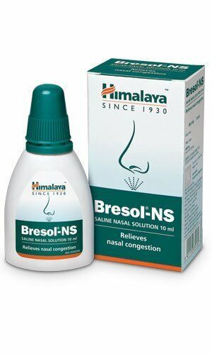 Himalaya Bresol NS Saline Nasal Solution - 10ml (Pack of 1) - $10.88
