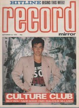 Record Mirror Magazine September 22 1984 Culture Club. Billy Idol Ls - £11.86 GBP