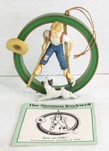 Norman Rockwell Ornament Collection Boy On Stilts 1987 Christmas Club Vintage - £10.01 GBP