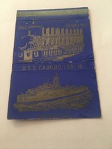 Vintage Matchbook Cover Matchcover US Military Navy Ship USS Cabildo LSD 16 - $4.28