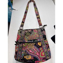 Vera Bradley Symphony In Hue Hipster Crossbody Quilted Paisley Cotton Ca... - $24.95