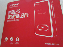 Mpow - Wireless Bluetooth Music Receiver Hands Free Calling - BH129D - £12.56 GBP