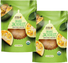Nutty and Fruity Organic Unsweetened Jackfruit, 2-Pack 3.5 oz. (99g) Pouches - £21.75 GBP