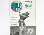 Vintage 1957 October Golf Digest Magazine Ryder Cup Hogan 8.5 x 5.5” - £15.68 GBP
