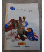 Steiff Neubeiten 1993 Catalog Vintage Stuffed Plush Bears Birds Buffalo ... - $9.49