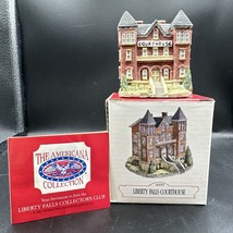 1993 Liberty Hills Courthouse AH39 Americana Collection Miniature House Village - £6.71 GBP