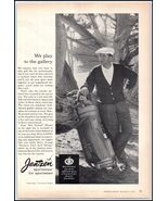 1950s Jantzen Ken Venturi Sweater PRINT AD Pro Golfer at Cypress Point BX2 - $176.14 MXN