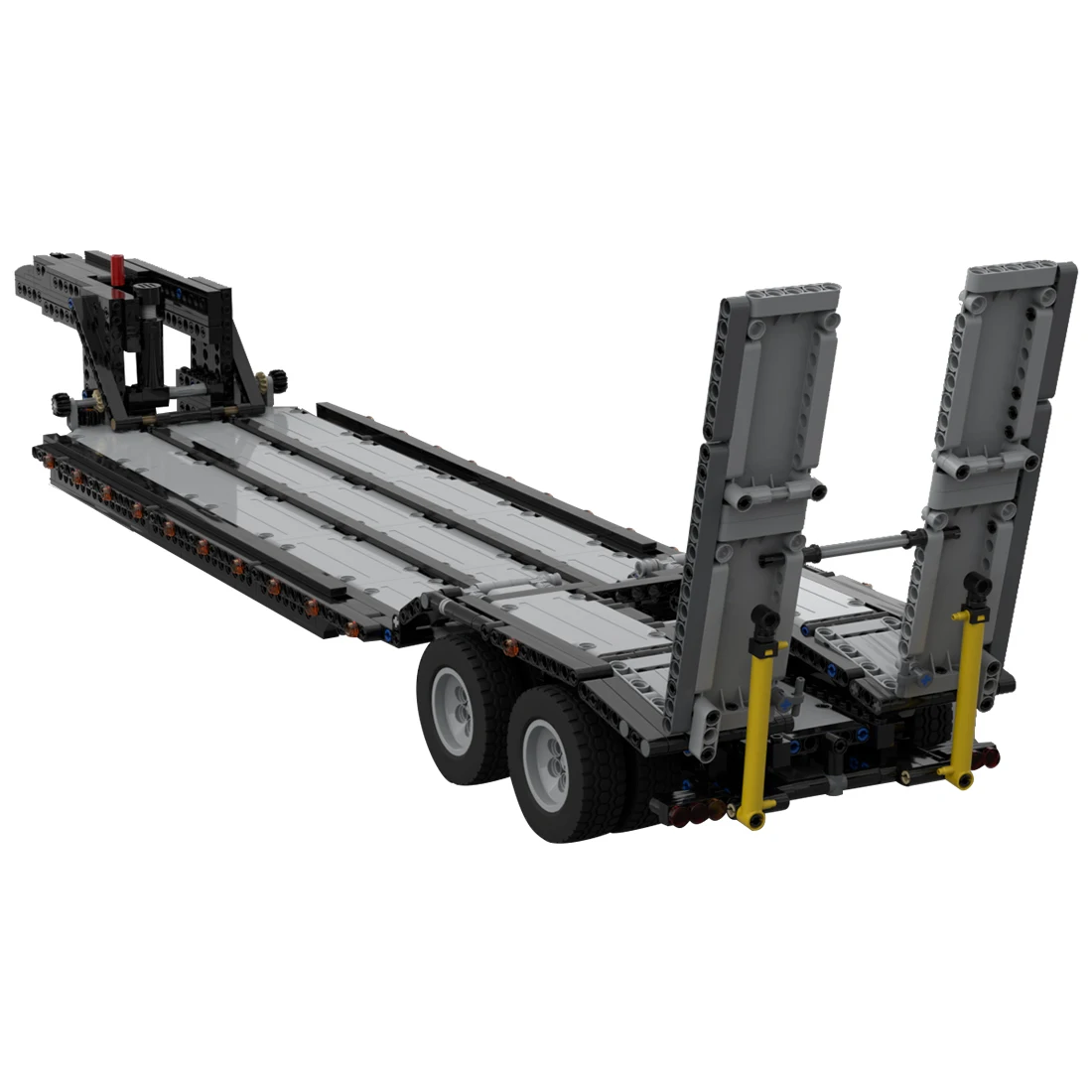 Authorized MOC-98428 Sci-tech Trailer with Pneumatic Ramps and Preload-System - £168.48 GBP
