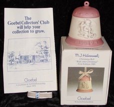 M.J. Hummel 1989 Collectible Edition Christmas Bell - &quot;Ride Into Christmas&quot; Goeb - £7.84 GBP