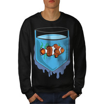 Fish Aquarium Nature Jumper  Men Sweatshirt - $18.99