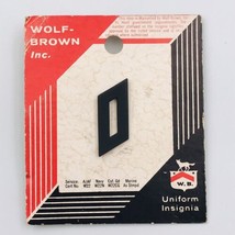Vintage Wolf-Brown Inc Uniform Insignia Seaman Apprentice Navy Pin Badge - £6.14 GBP