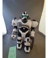 Hap-P-Kid Toy Robot 7&quot; White/Black Walking - £5.40 GBP