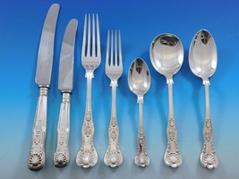Queens by Charles Boyton Sterling Silver Flatware Set Dinner Service 84 Pieces - £9,738.08 GBP