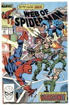 Web Of Spider-man #44 1988- Hulk &amp; Warzone NM- - $17.65