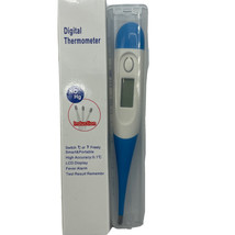 Digital Thermometer For Home Use LCD Display Memory Fever Alarm Inductio... - £4.65 GBP