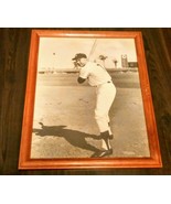 MICKEY MANTLE NEW YORK YANKEES  14" X 11" VINTAGE SPRING TRAINING FRAMED PHOTO - $41.43