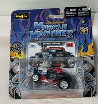 1/64 Maisto Muscle Machines 1932 Ford Roadster Red &amp; Black Aces High - £13.87 GBP