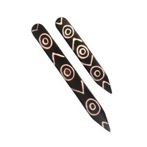 Batik Bone Folder Dark Brown Pear-Shaped Cross Spot (Pointed at One End,... - £12.43 GBP
