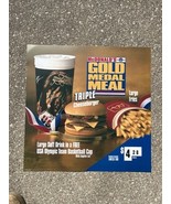 Vintage 1992 McDonald&#39;s Michael Jordan Gold Medal Meal Dream Team Cup Si... - $4,704.00 MXN