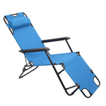 RHC-202 Portable Dual Purposes Extendable Folding Reclining Chair Blue - £66.05 GBP