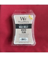 1 Wood Wick  White  Teak Highly Fragranced Scented Wax Melts - $7.91