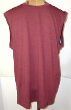 New Mens M NWT Prana Breathe Maroon Sleeveless Shirt Recycled Sustainable Logo  - £38.10 GBP