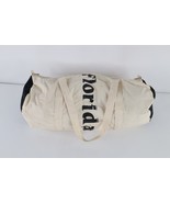 Vtg 70s Panama Jack Distressed Spell Out Florida Handled Canvas Duffle B... - $68.20 CAD