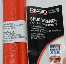 Ridgid 31400 Model 12 Spud Wrench Pipe Size 3/8 to 2-5/8 Inches image 6