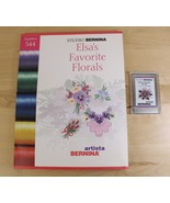Studio Bernina Elsa&#39;s Favorite Florals Embroidery Designs Card #544 - $33.83 CAD