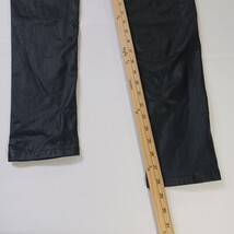 AA Apperloth Women's Faux Leather Pants Skinny Black Pants Size XL (32×28.5) image 6