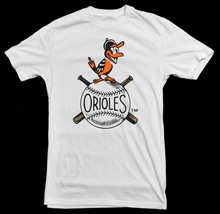 Baltimore Orioles Original Logo T-Shirt, Vintage Baseball Apparel - £16.73 GBP+