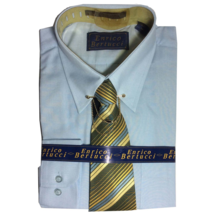 Enrico Bertucci Long Sleeve Dressing Shirt and Tie Set - £12.89 GBP