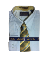 Enrico Bertucci Long Sleeve Dressing Shirt and Tie Set - £12.90 GBP