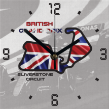 Formula 1 Circuit Canvas Wall Clocks - GREAT BRITAIN - $30.82+
