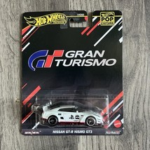Hot Wheels Premium Pop Culture Gran Turismo 1:64 Nissan GT-R Nismo GT3 - $290.41 MXN