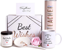 Teacher Christmas Gifts,7 PCS Teacher Appreciation Gifts,Mug Teacher Gifts for W - £29.79 GBP