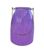 Purple Candle Lantern With Handle - $17.64 CAD