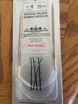 Crystal Palace Bamboo circular knitting needles 35&quot; Size US 4 (3.5mm) - $4.95