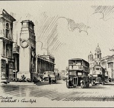 Whitehall Cenotaph Street View 1901 Victorian London Print Art UK Antiqu... - $935.89 MXN